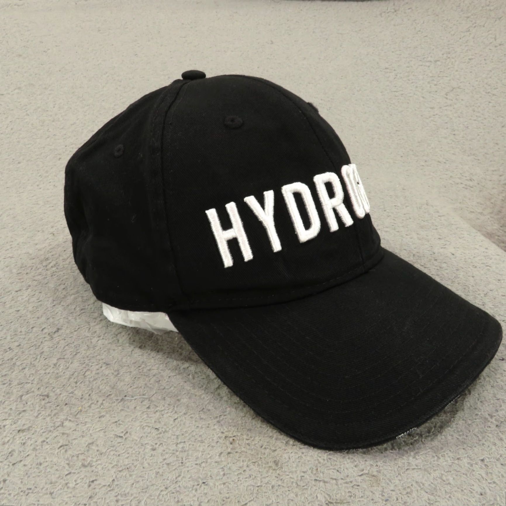 HYDROGEN Hydrogen Hat Cap Black 100% Cotton Strapback Adjustable Tennis Men OS Adult Logo Baseball Cap Size ONE SIZE - 2 Thumbnail