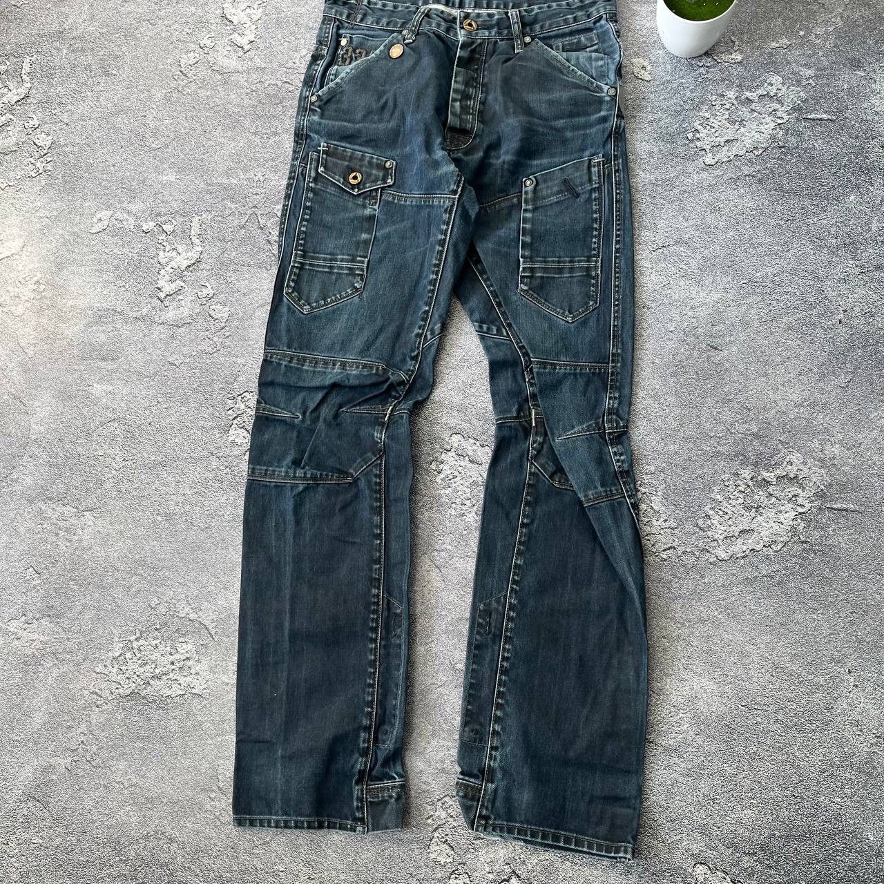 G-Star Vintage g-star big logo raw cargo multi pocket jeans y2k Size US 33 - 9 Thumbnail