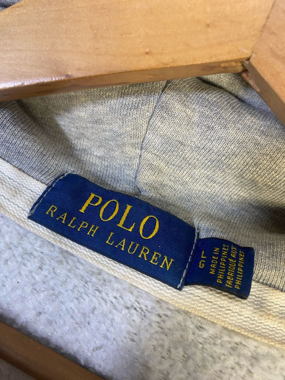 Polo Ralph Lauren × Vintage Vintage polo Ralph Lauren small logo talon zipper hoodie Size US L / EU 52-54 / 3 - 9 Thumbnail