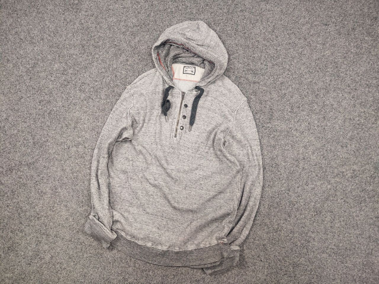 Diesel Vintage Diesel Logo Y2K Grey Cotton Structure Zip Hoodie Size US L / EU 52-54 / 3 - 3 Thumbnail