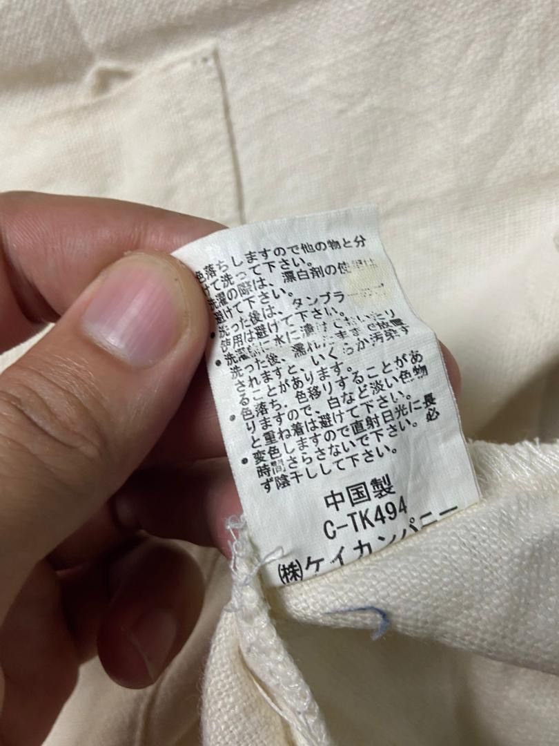 Japanese Brand OLD AMERICAN Brand Cotton Linen Jacket (136) Size US L / EU 52-54 / 3 - 9 Thumbnail