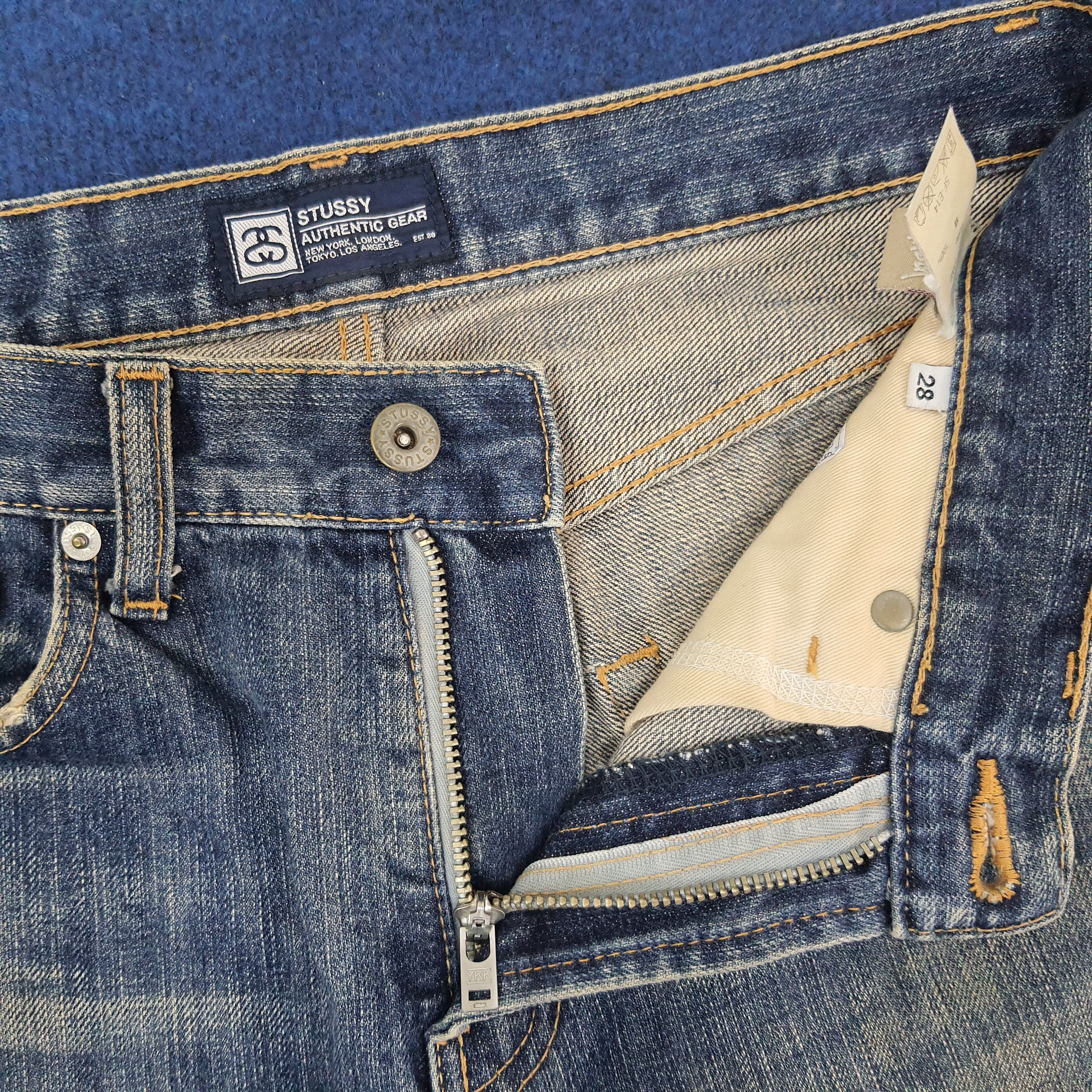 Stussy Vintage Stussy Streetwear Custom Logo Jeans C228N17 Size US 30 / EU 46 - 7 Thumbnail