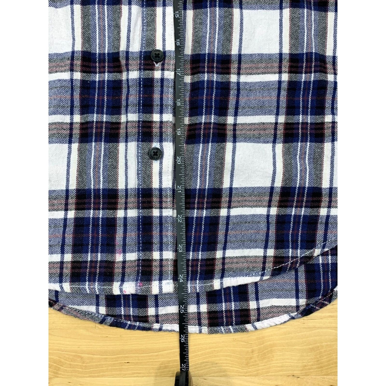 Vans Vans Mens Button-Up Shirt M Plaid Multicolor Off The Wall Casual Travel Workwear 90s Outdoor All Seasons Pockets Long Sleeve Button-Down Collared Size US M / EU 48-50 / 2 - 7 Thumbnail