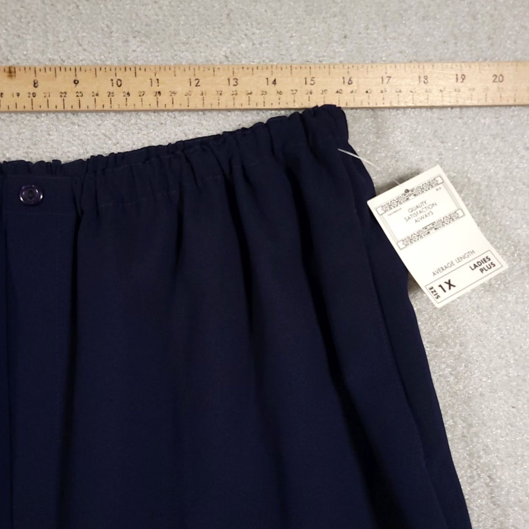 Vintage VINTAGE 90s Bentley Plus Pants Womens 1X Blue Pull On Pockets Cottagecore Straight Pants Womens 1X Blue 1990s Bentley + Pants Mens Womens Girls Size 40" / US 18 - 6 Thumbnail