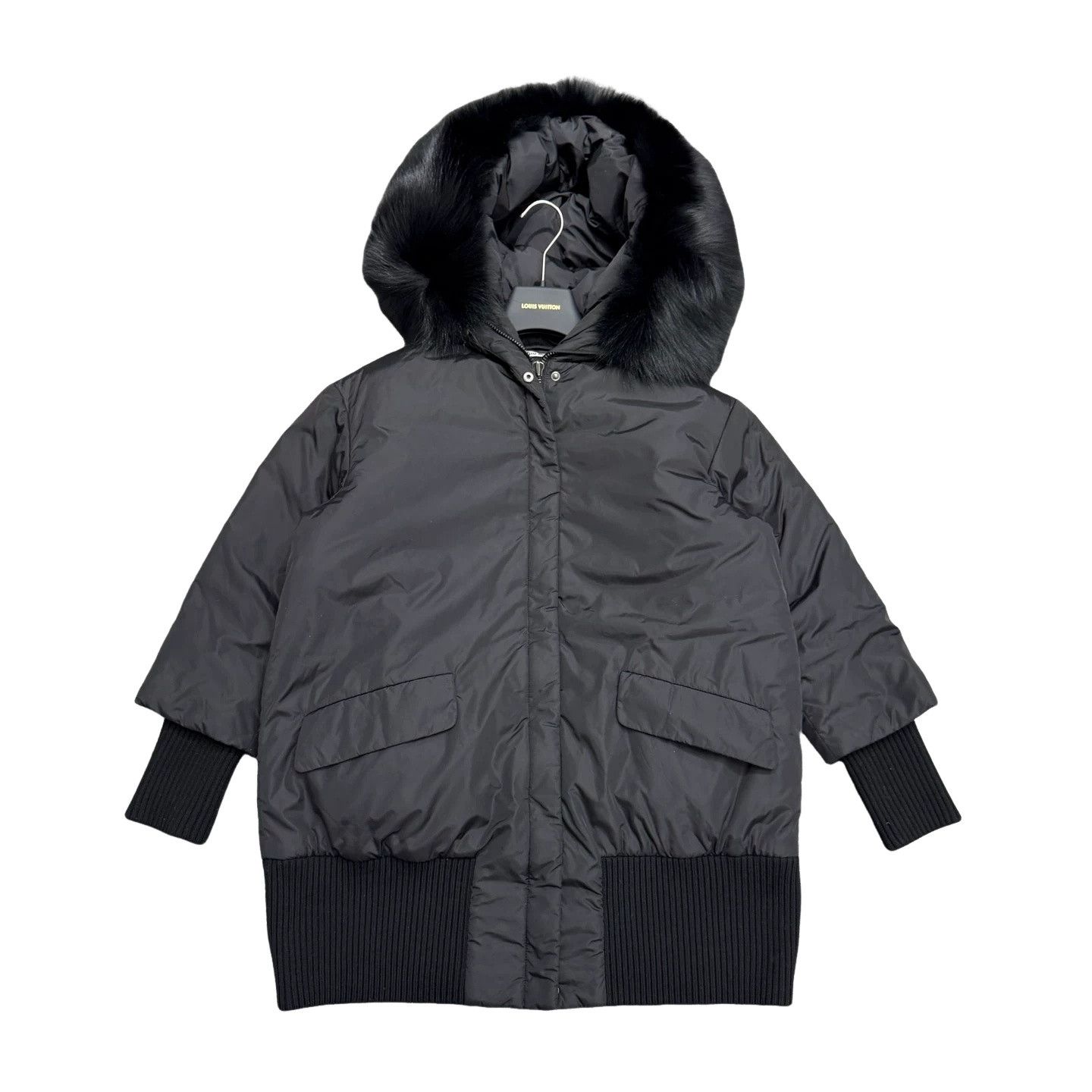 Miu Miu Miu Miu Fur Trim Down Jacket Size IT 38 Size XS / US 0-2 / IT 36-38 - 1 Thumbnail