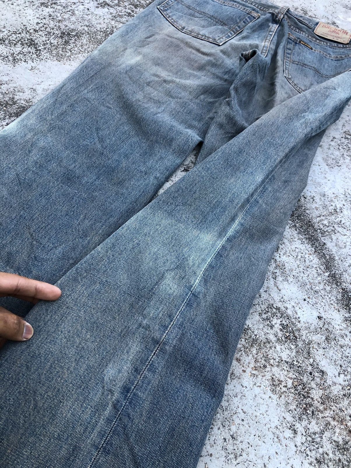 Big John × Vintage FLARED⚡️⚡️RUSTY BLUE VINTAGE BIG JOHN DENIM Size US 28 / EU 44 - 9 Thumbnail