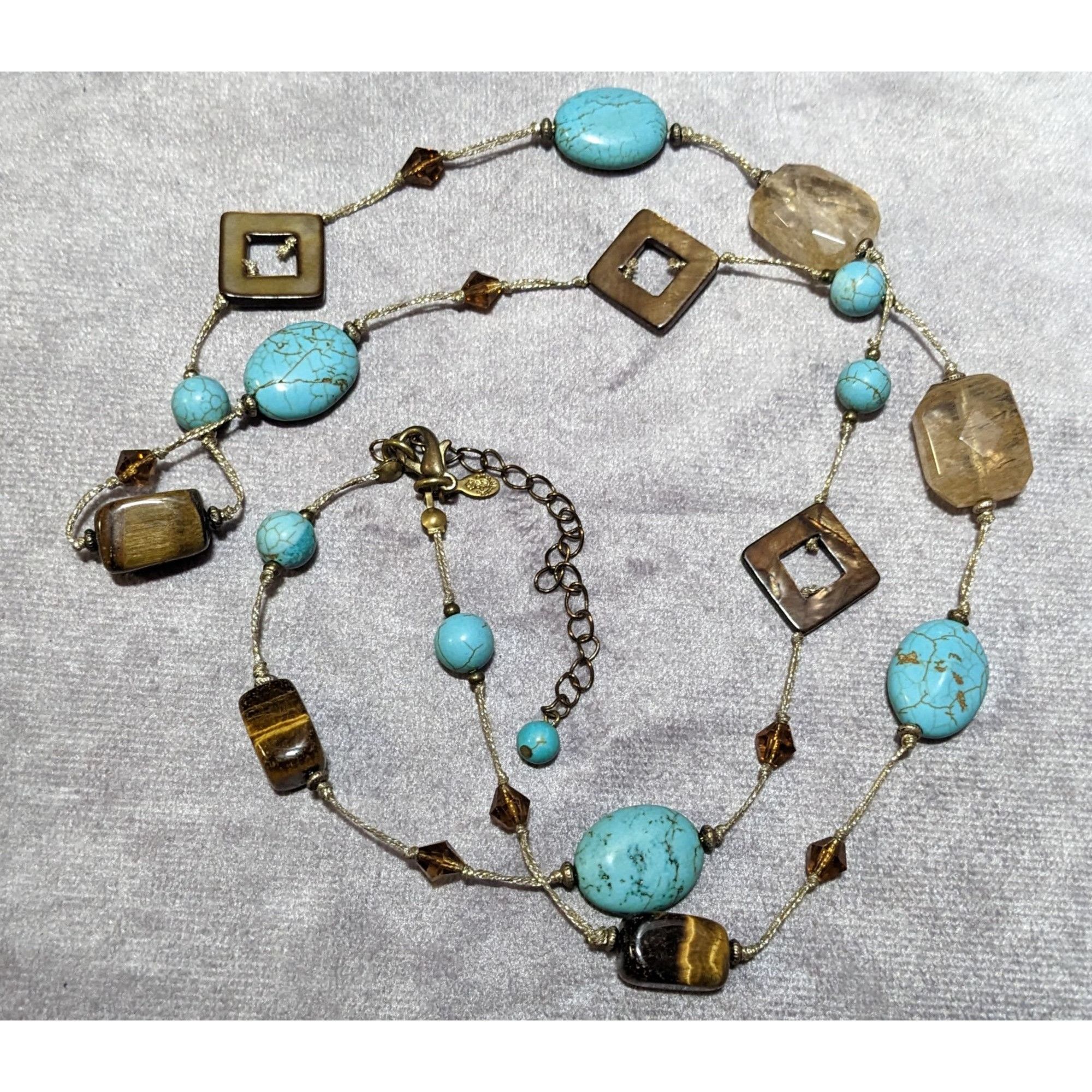 Other Vintage Premier Designs Mutli Gemstone Beaded Necklace Size ONE SIZE - 8 Thumbnail