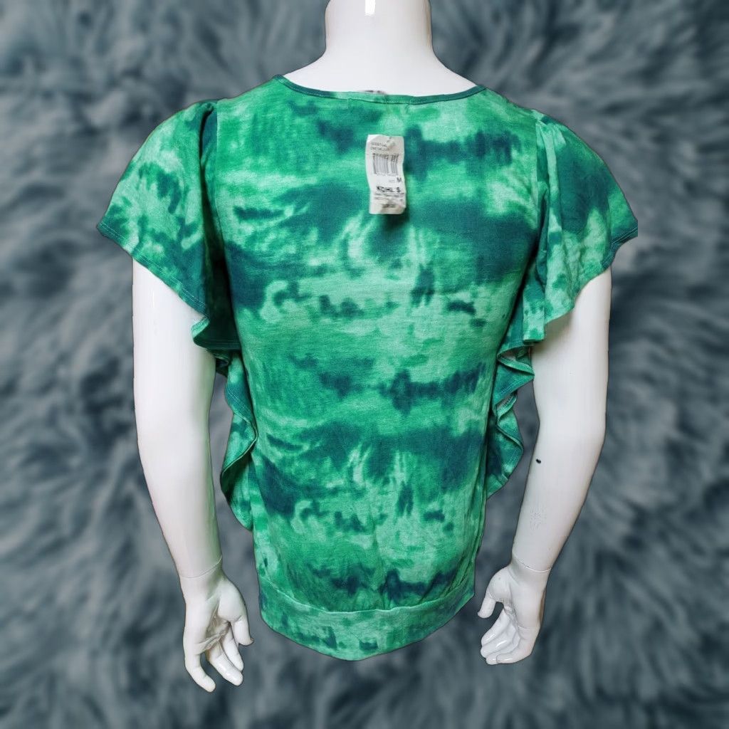 Energie Energie Womens Emerald Tie Dye Tunic Blouse Shirt M NWT NEW Kohls Size M / US 6-8 / IT 42-44 - 1 Thumbnail