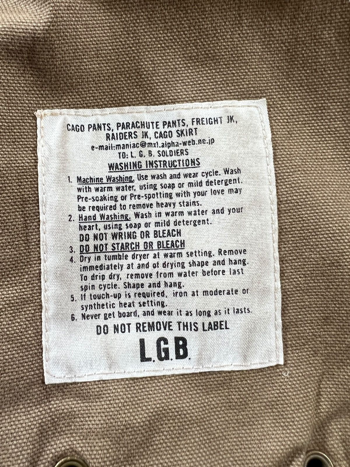 Le Grande Bleu (L.G.B.) Vintage 1990s LGB Military Cargo Jacket Size US XS / EU 42 / 0 - 21 Thumbnail
