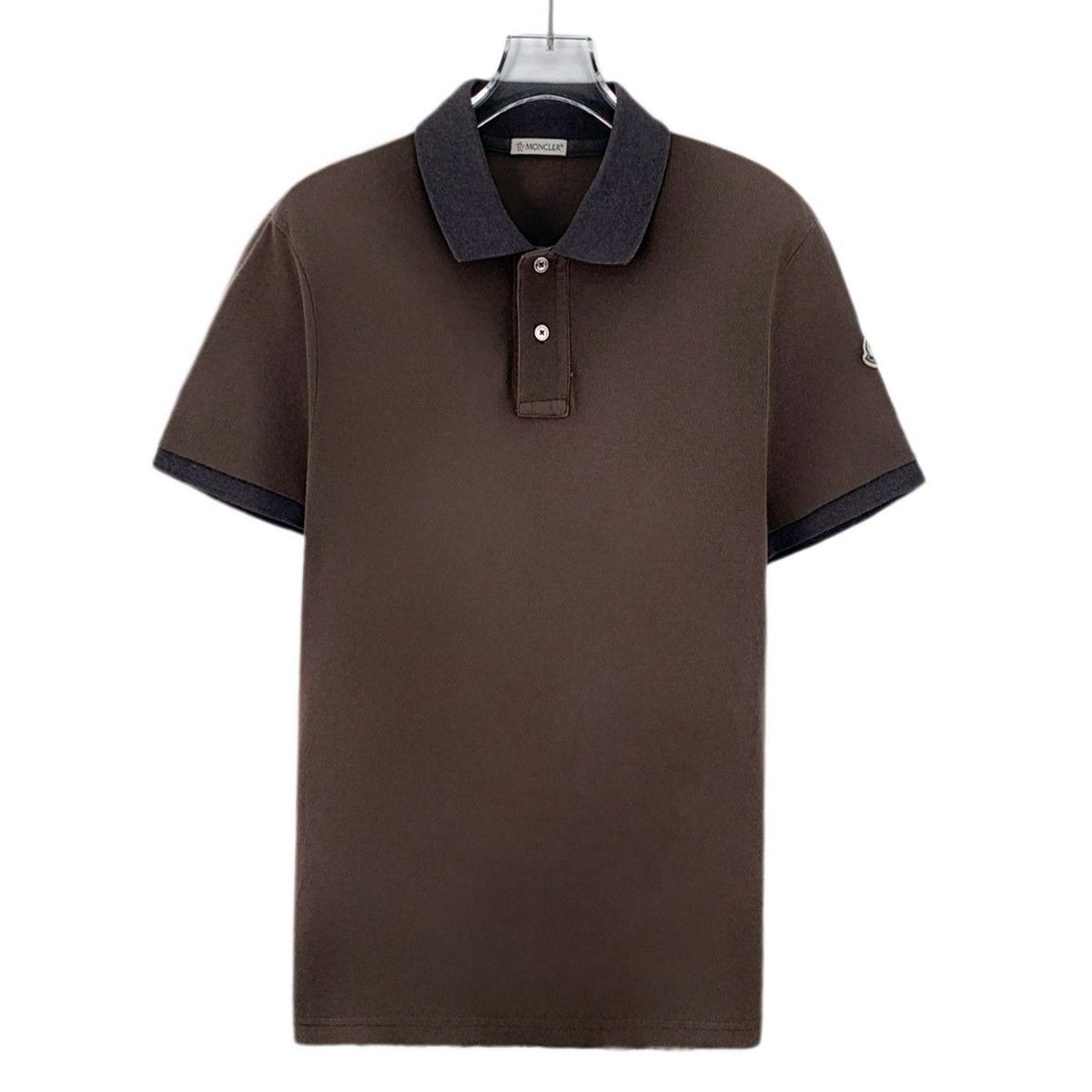 Moncler Moncler Short Sleeve Polo Shirt K26WX Size US S / EU 44-46 / 1 - 1 Thumbnail