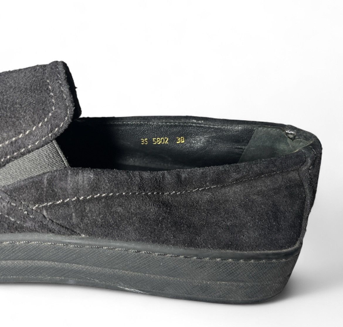 Prada Women Prada sports suede black flat bottom slip on shoes Size US 8 / IT 38 - 7 Thumbnail