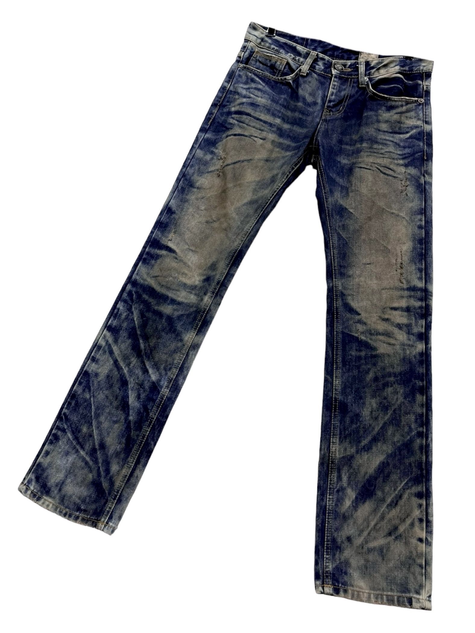 Seditionaries 🔥CRAZY Mudwash Seditionaries Punk Slim Fit Denim Size US 29 - 7 Thumbnail