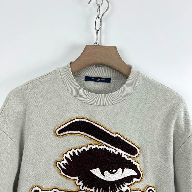 Louis Vuitton Louis Vuitton Spectacles Embroidered Crew Neck Sweatshirt Size US XS / EU 42 / 0 - 3 Thumbnail