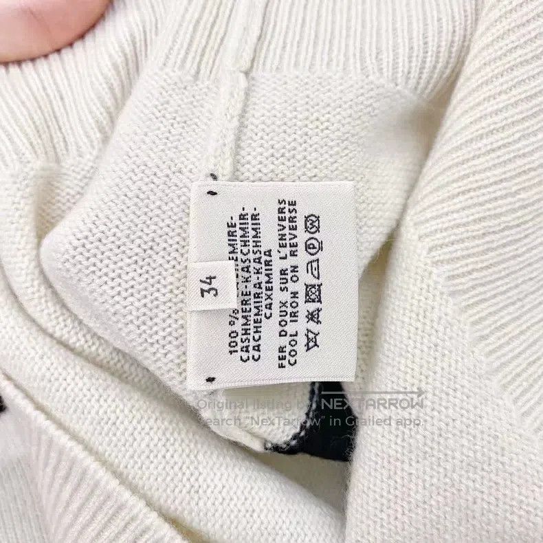 Hermes Hermes Short Sleeve Knit Sweater Size XXS / US 00 / IT 34 - 5 Thumbnail