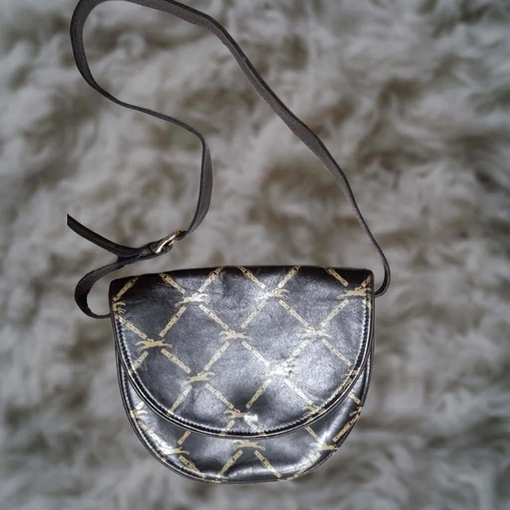 Longchamp Longchamp Shoulder Bag Medium Multicolor 90S Limited Edition Designer Bag Womens Size ONE SIZE - 1 Thumbnail