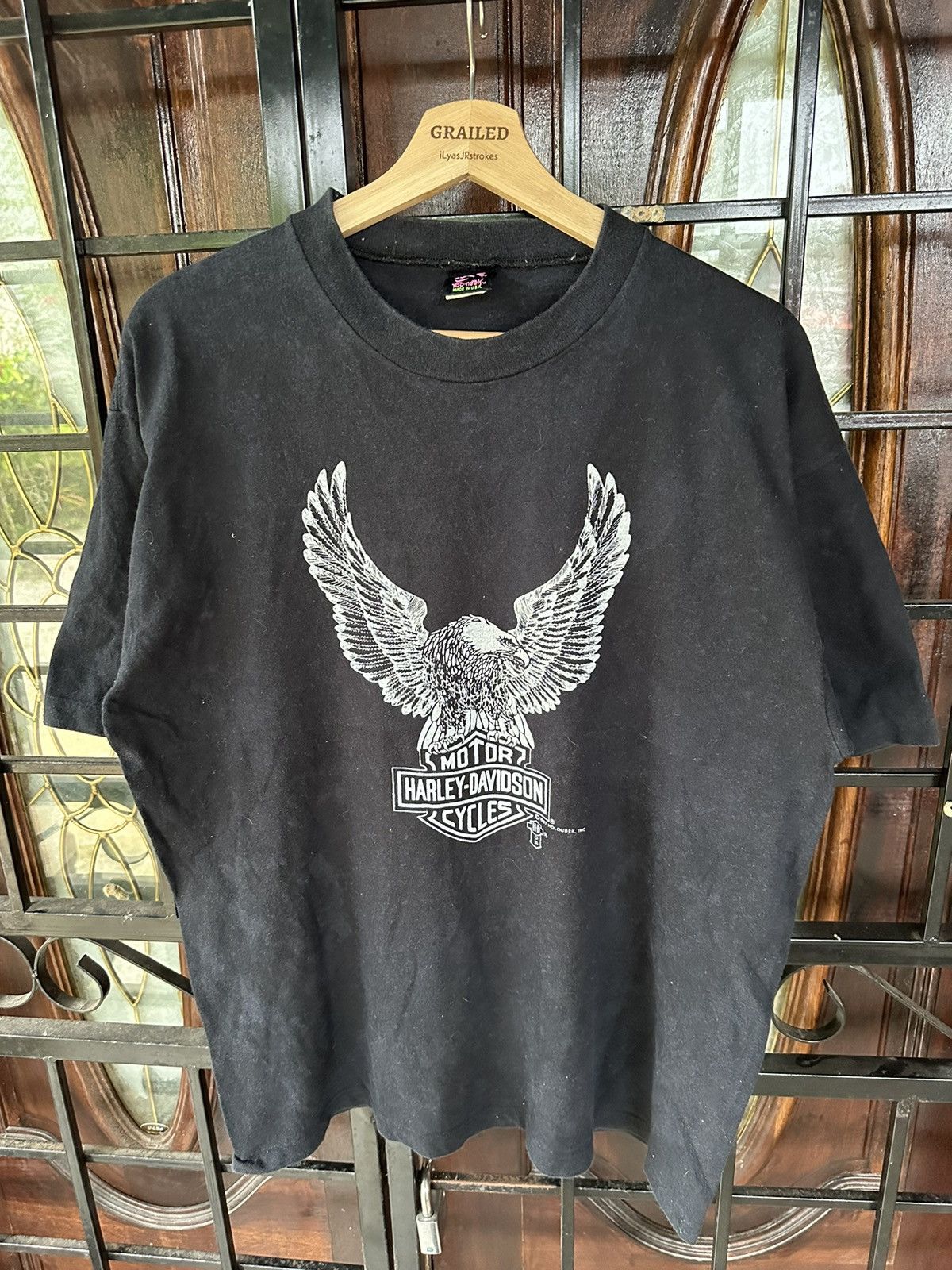 Harley Davidson 1987 Vintage HD Shirt Tee Size US L / EU 52-54 / 3 - 1 Thumbnail