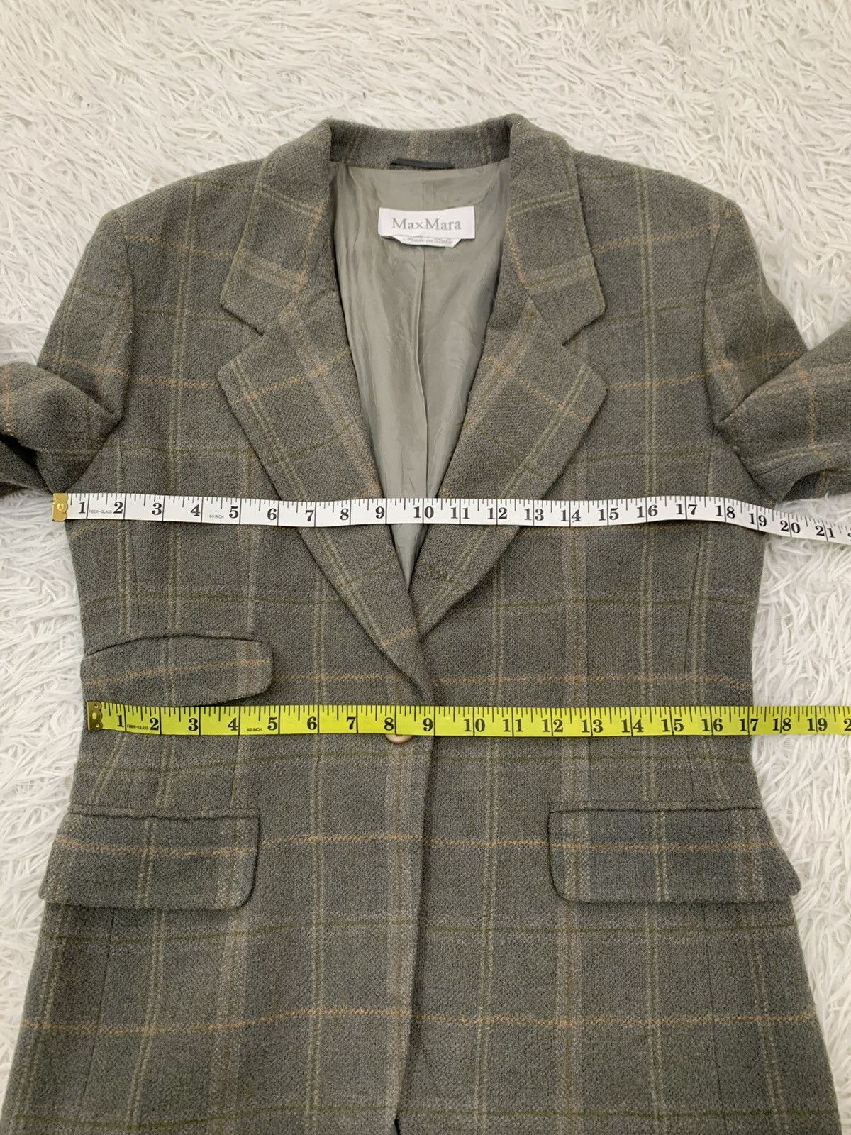 Max Mara Woman Checkered MaxMara Coat Made in Italy Size M / US 6-8 / IT 42-44 - 4 Thumbnail