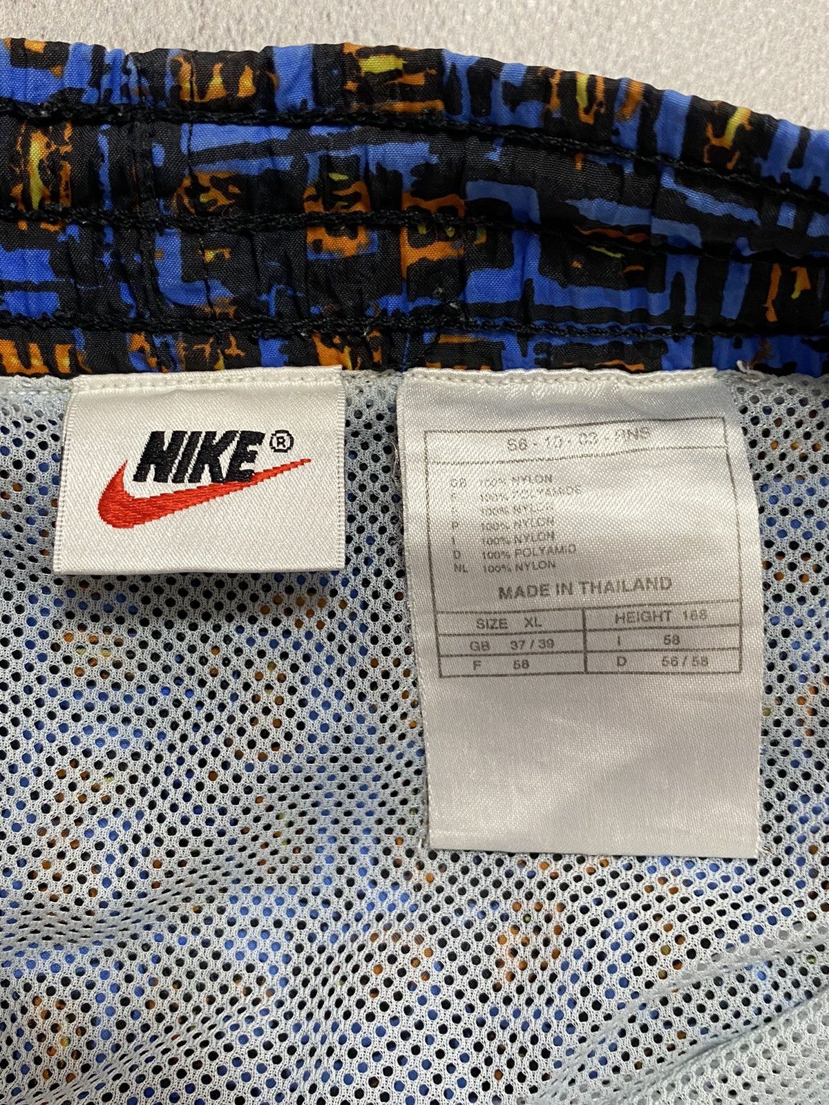 Nike × Vintage Vintage 90s Track Shorts Cargo Nike Logo Swoosh VTG Size US 40 / EU 56 - 9 Thumbnail