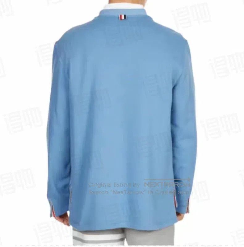 Thom Browne Thom Browne Solid color chest pocket loose round-neck stra Size US M / EU 48-50 / 2 - 3 Thumbnail