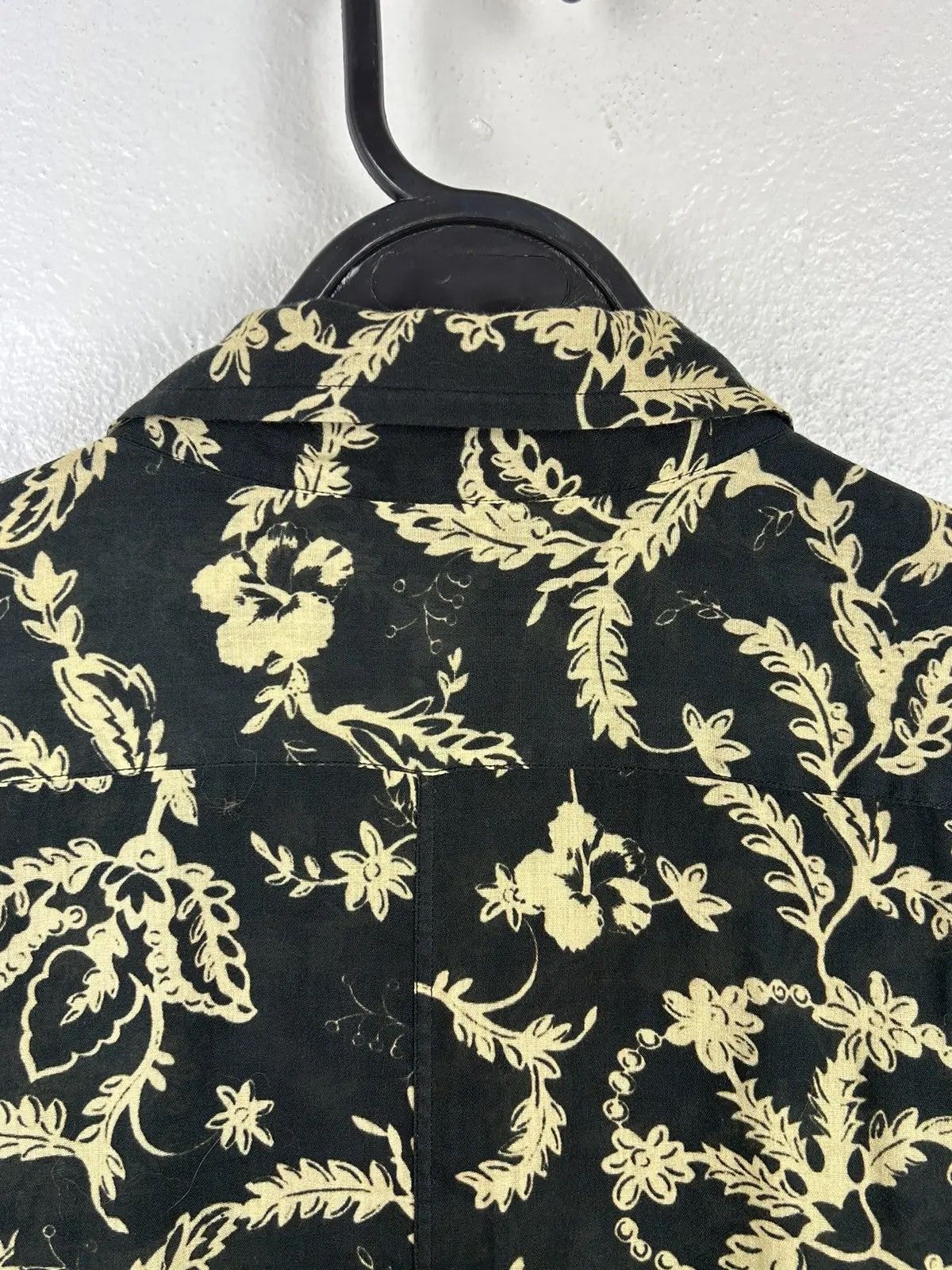 Dries Van Noten Dries Van Noten Floral Leaves Ornament Long Sleeve Shirt Size US L / EU 52-54 / 3 - 6 Thumbnail