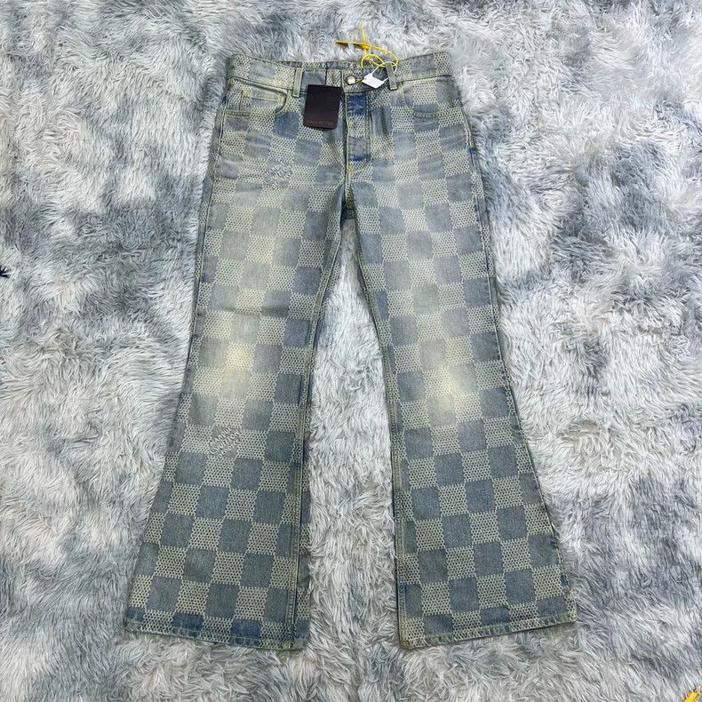 Louis Vuitton Louis Vuitton Checkerboard printed pants Size US 33 - 1 Thumbnail