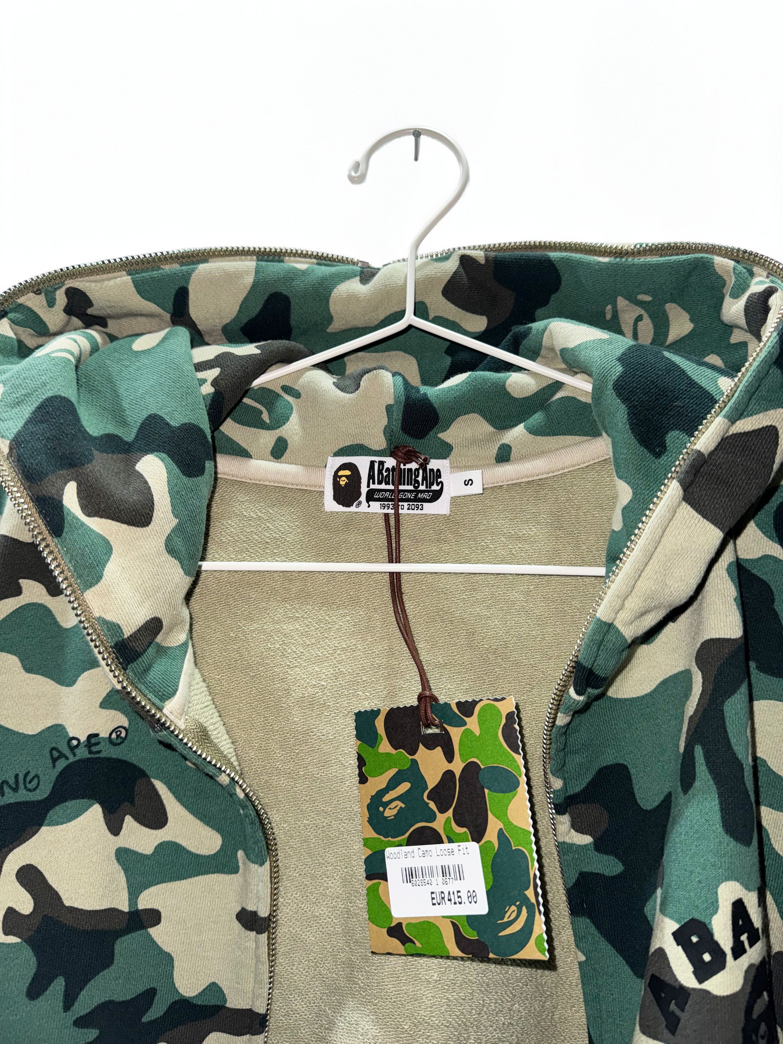 A Bathing Ape BAPE Woodland Camo Full-Zip Hoodie