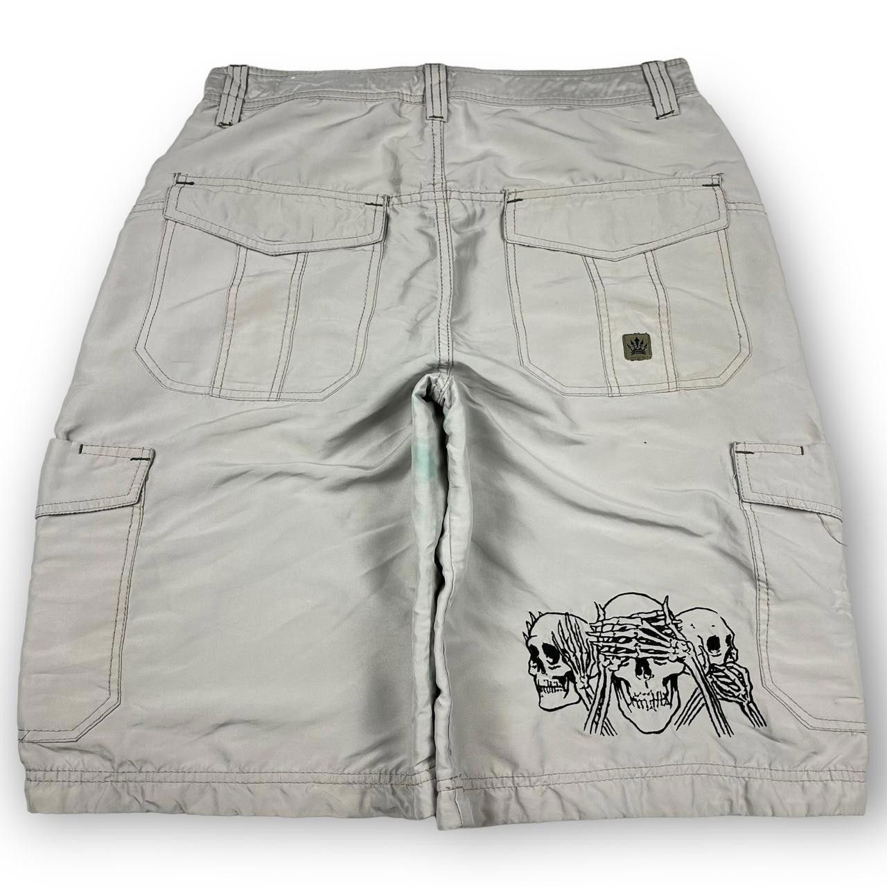 JNCO JNCO Men's Tan and Cream Shorts Size US 32 / EU 48 - 1 Thumbnail