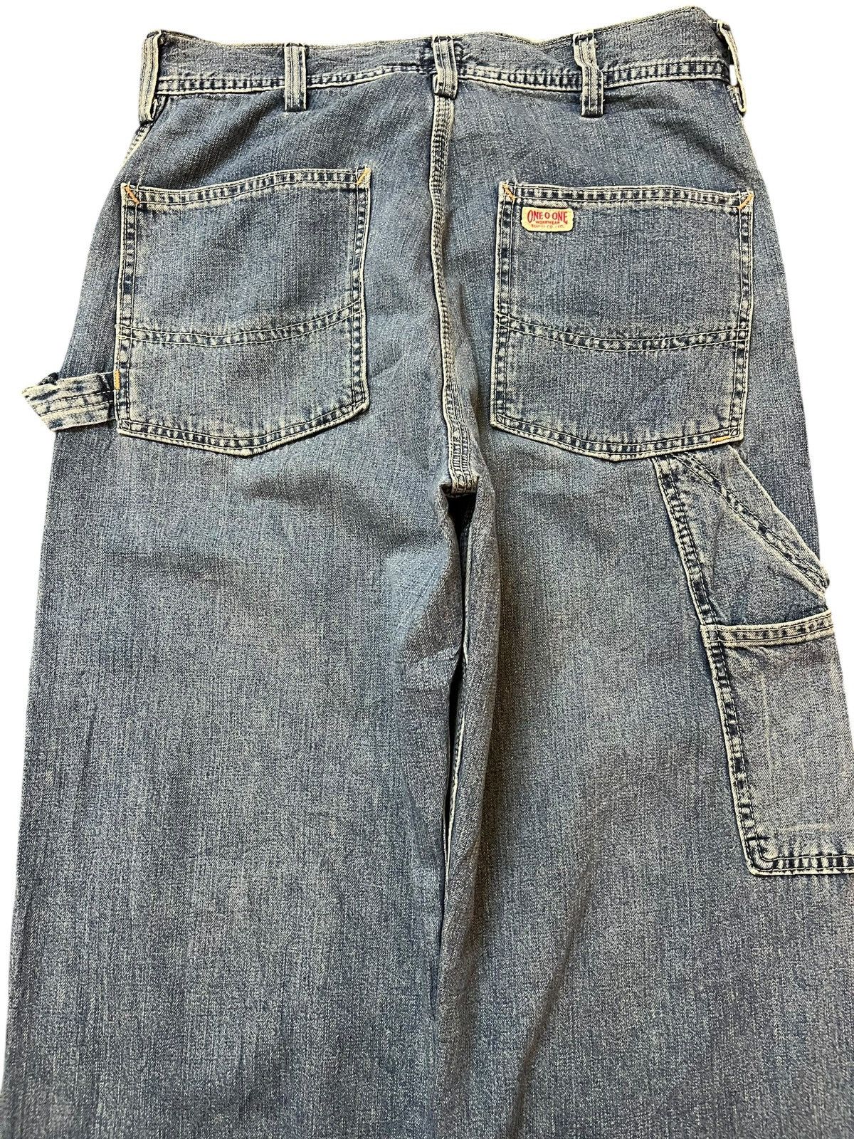 1017 ALYX 9SM Vintage 101 By Edwin Baggy Cargo Carpenter Denim Size US 29 - 6 Thumbnail