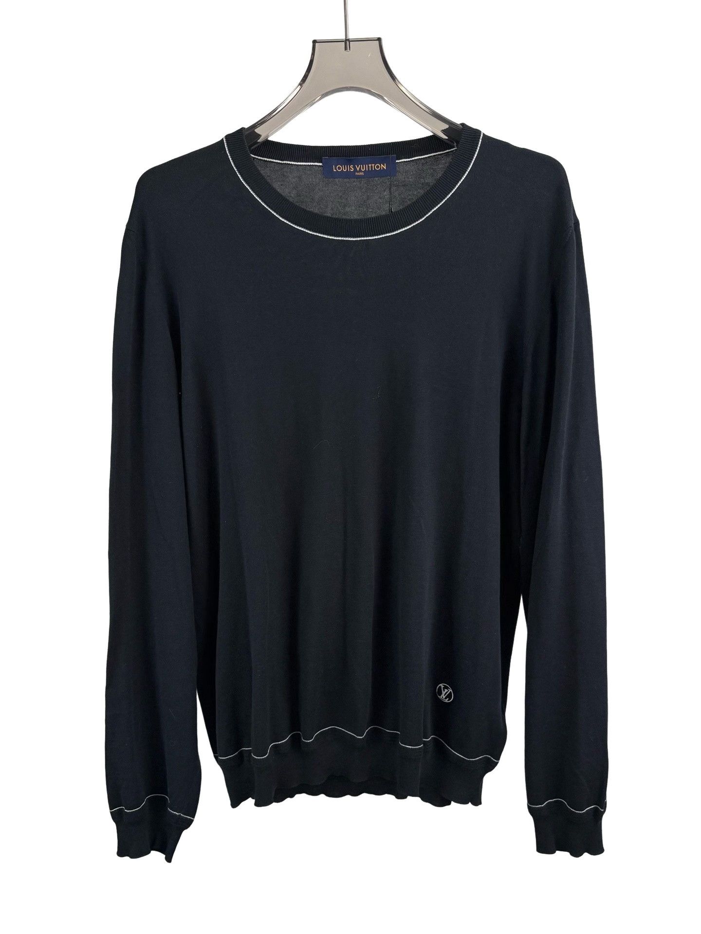 Louis Vuitton Louis Vuitton Embroidered Logo Knit Sweater XXL Size US XXL / EU 58 / 5 - 1 Thumbnail