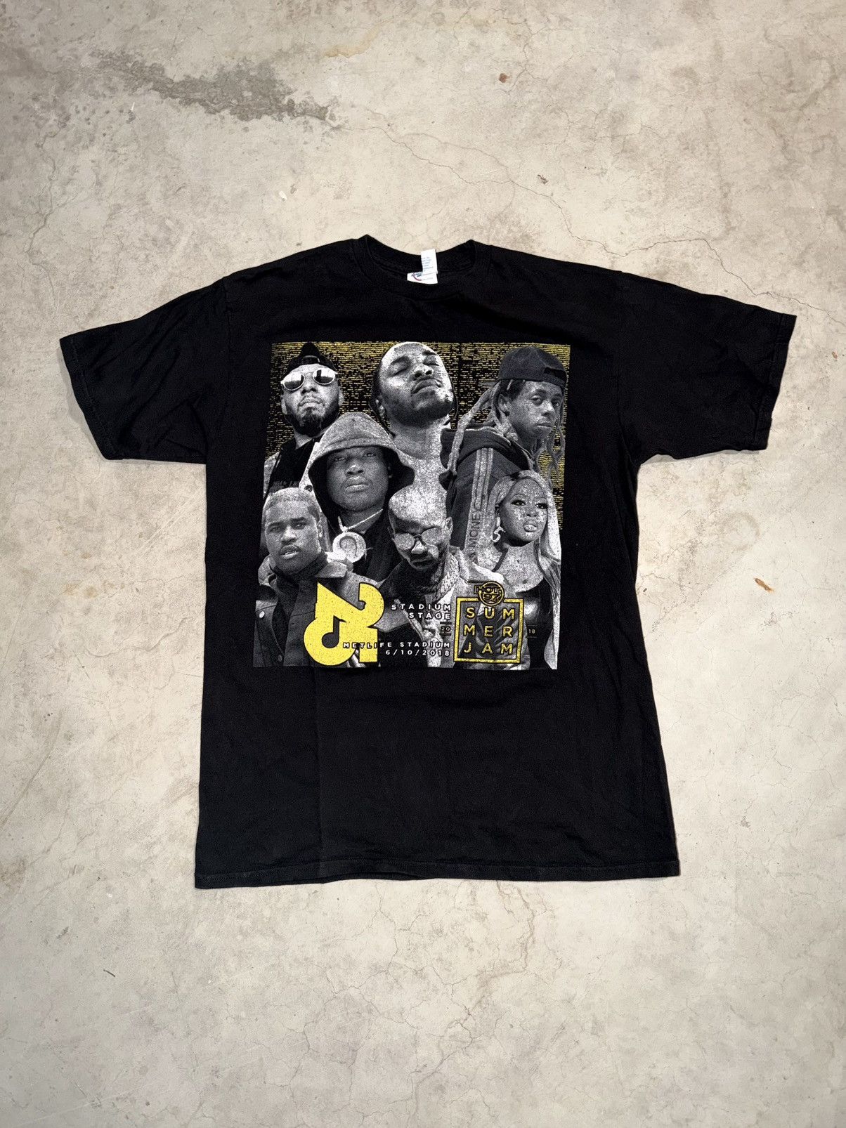 Rap Tees Hot 97 Summer Jam Metlife 2018 Kendrick Lamar Lil Wayne Rap Size US M / EU 48-50 / 2 - 1 Thumbnail