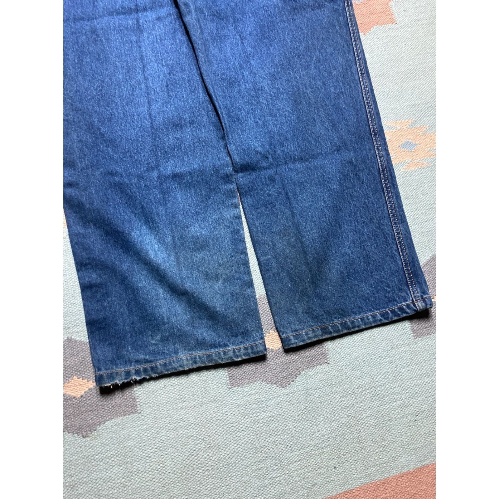 JNCO VINTAGE Jeans Wide-Leg 38x34 Men Blue Pockets Y2K Baggy Carpenter JNCO Style Skater Huge Size US 38 / EU 54 - 2 Thumbnail