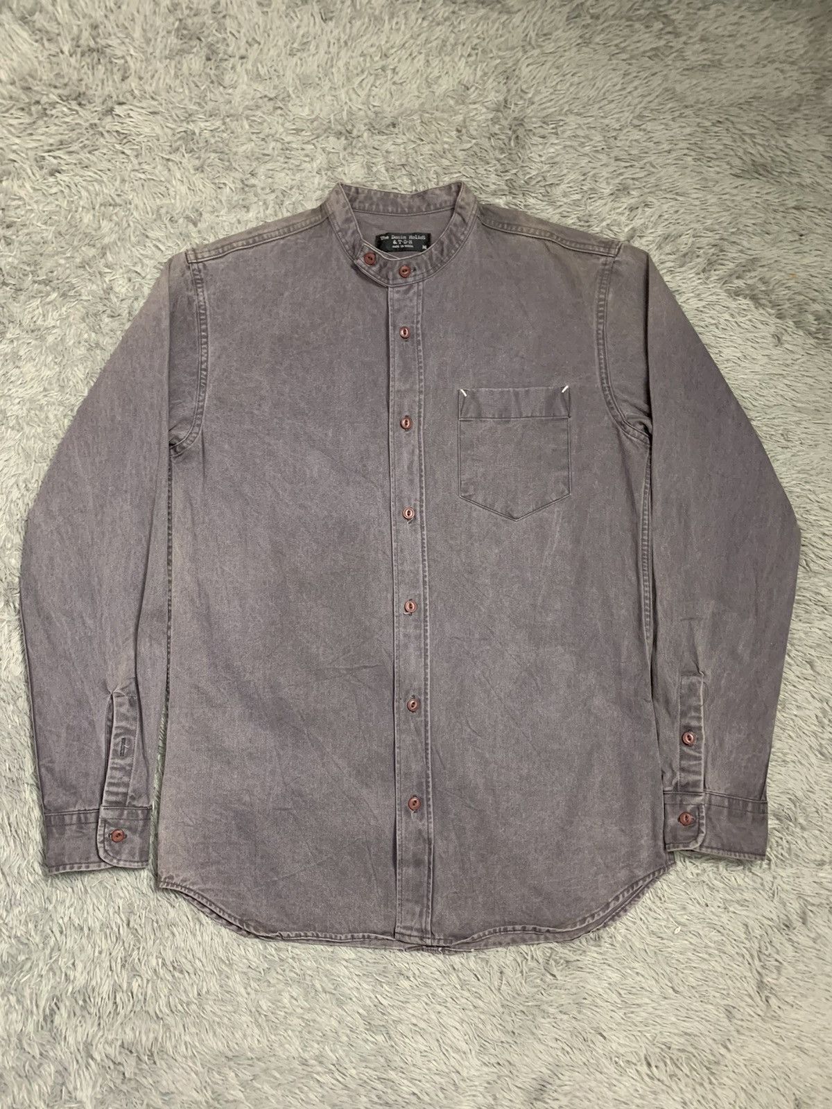 Japanese Brand TDH The Denim Holics Long Sleeve Button Shirt Size US M / EU 48-50 / 2 - 1 Thumbnail