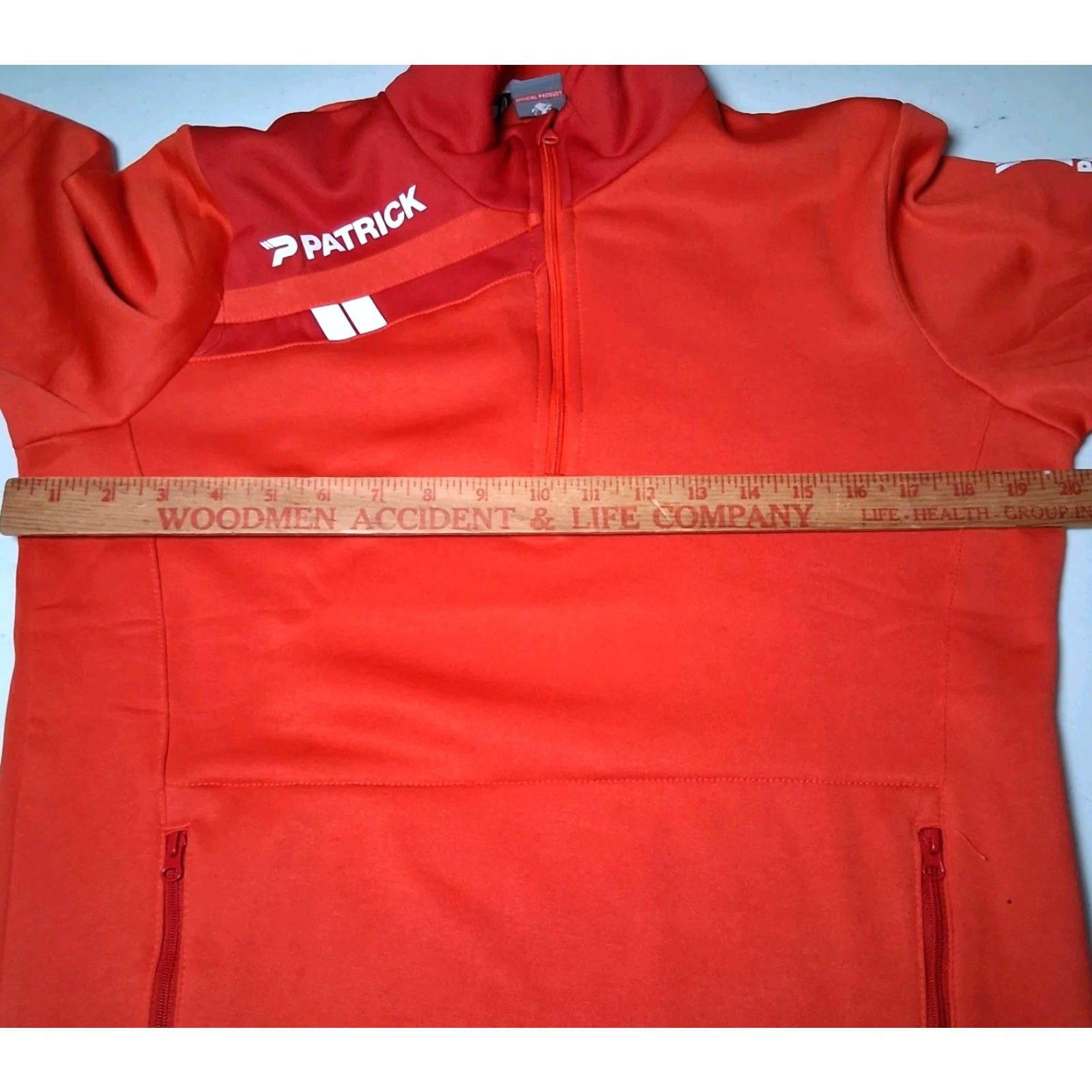 Vintage Patrick Sportswear Force 115 Shirt Small Red 1/4 Zip Soccer Athletic Size US S / EU 44-46 / 1 - 4 Thumbnail
