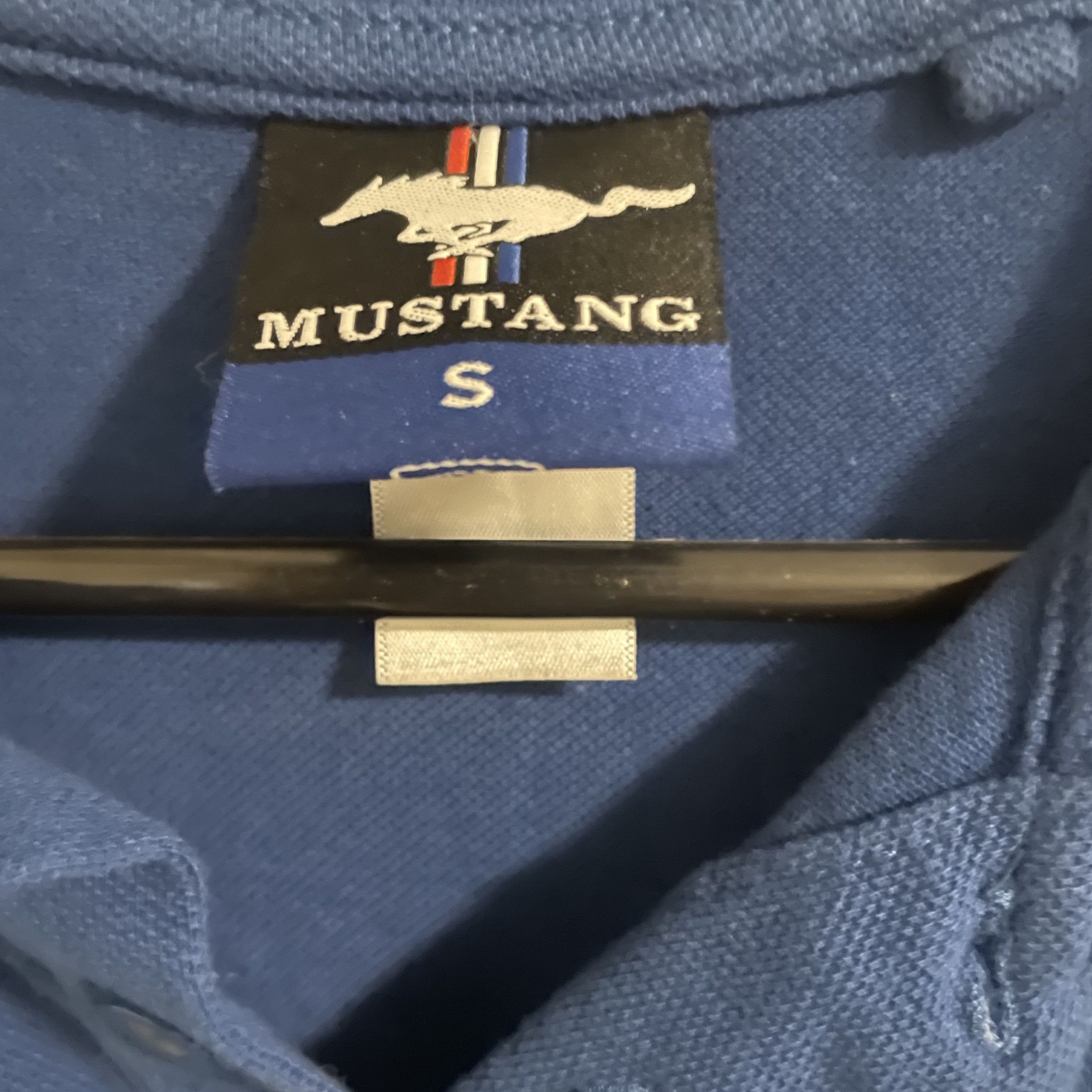Other Ford Mustang Embroidered Logo Polo Shirt Blue Size US S / EU 44-46 / 1 - 4 Thumbnail