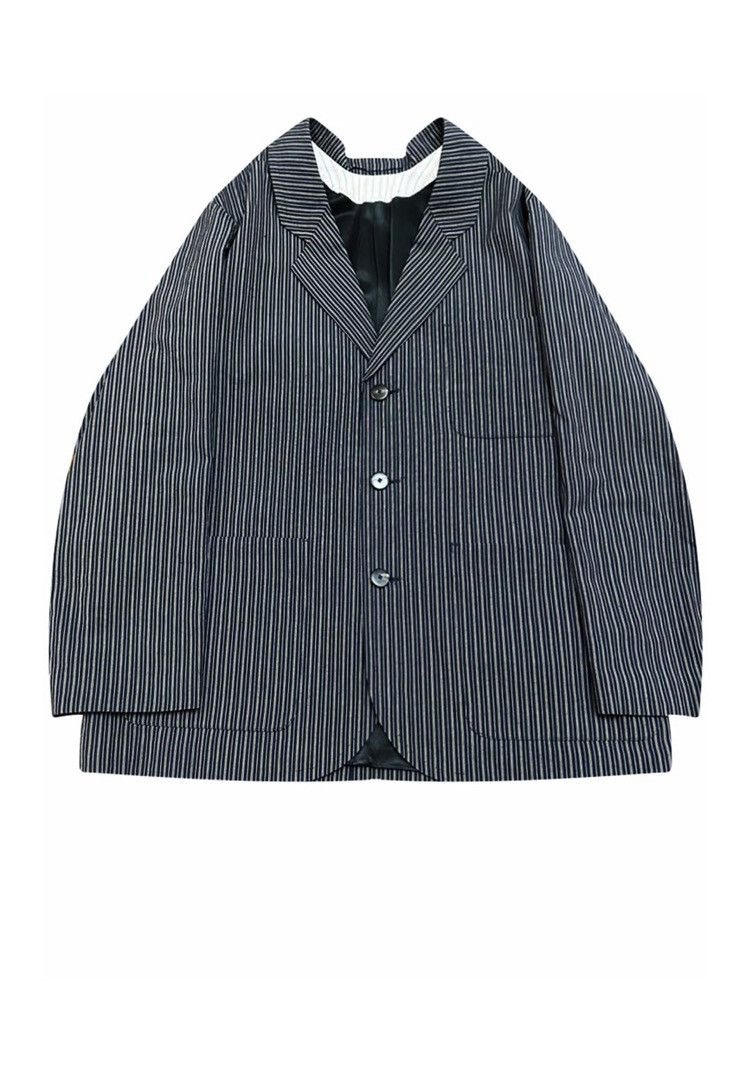image of Visvim New Hope || Jkt Santome Blazer Jacket in Dark Blue, Men's (Size Medium)