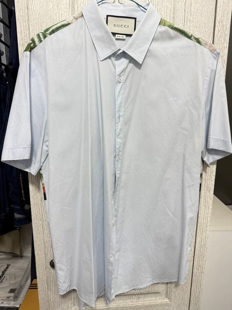 Gucci Gucci Size 41 Short-sleeved shirt 2503-Nextarrow Size US XS / EU 42 / 0 - 2 Thumbnail