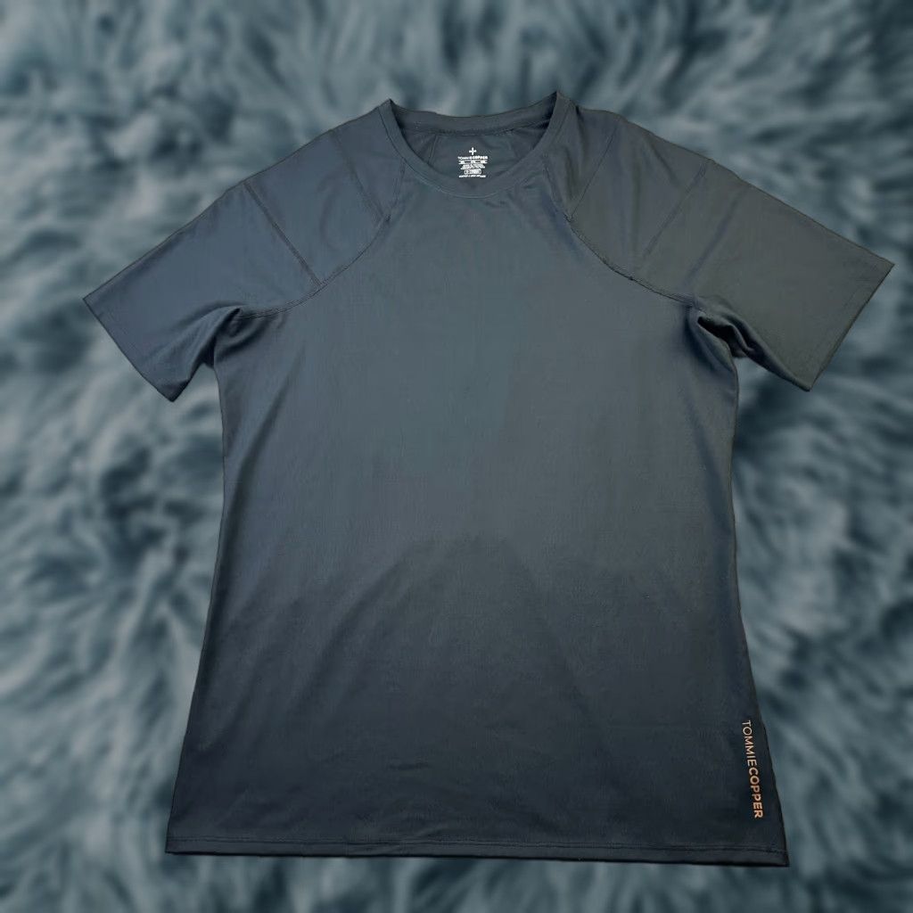 Vintage Tommie Copper Shirt Mens 2XL Black Gym Training Shoulder Support Crew Neck Pullover Casual Athletic Short Sleeve Size US XXL / EU 58 / 5 - 1 Thumbnail