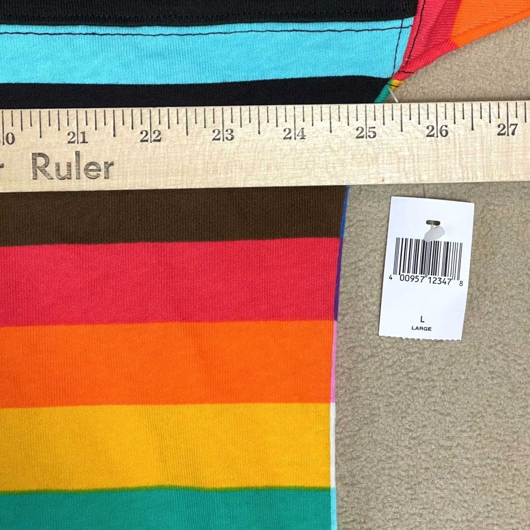 Disney Disney Parks Spirit Jersey Cast Member Rainbow Stripe Long Sleeve L Women Regular Cotton 100% Mickey Mouse Pride Disney Black Size L Size L / US 10 / IT 46 - 5 Thumbnail