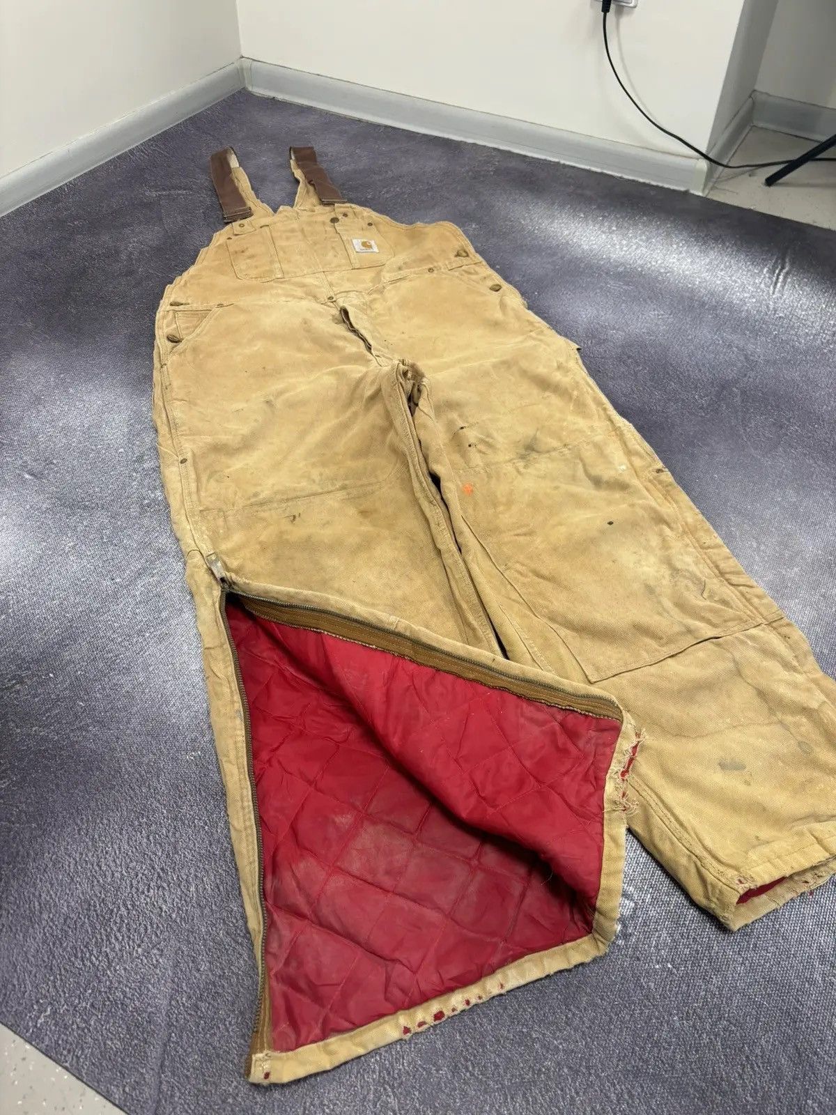 Carhartt × Vintage Vintage Carhartt Double Knee USA Workwear Dad Hype Overall Size US 40 / EU 56 - 5 Thumbnail