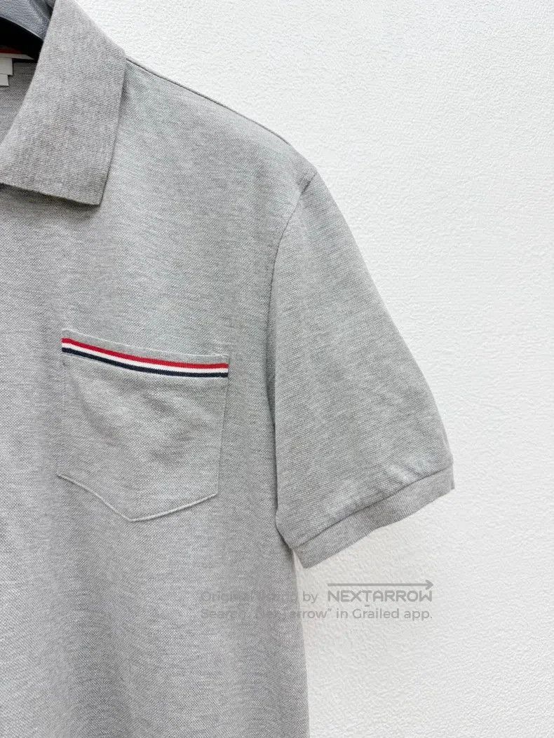 Thom Browne Thom Browne Stretch Knit Short-Sleeve Polo Shirt Size US S / EU 44-46 / 1 - 3 Thumbnail