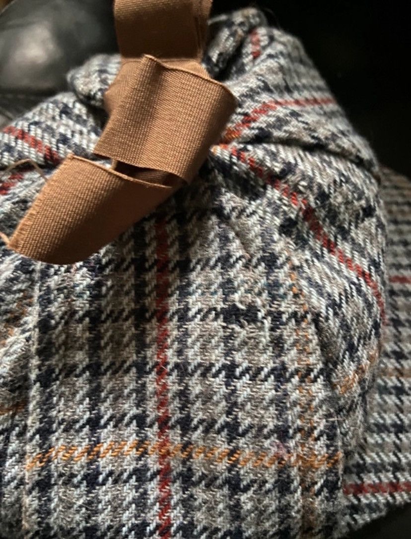 Other Multi-coloured plaid Tweed Deerstalker Sherlock Holmes Hat S Size ONE SIZE - 4 Thumbnail