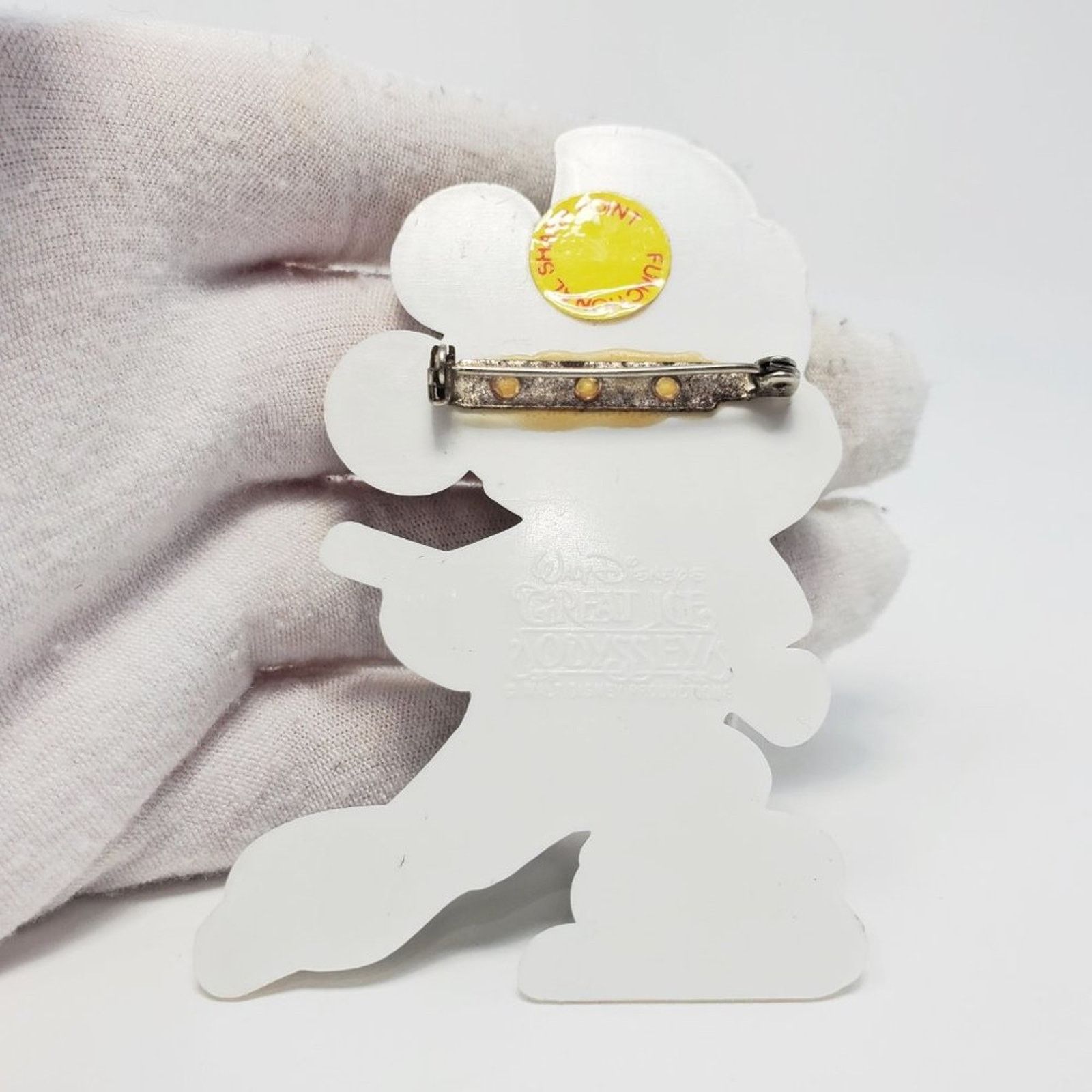 Disney Rare H2F Disney Great Ice Odysseys VTG Plastic Mickey Pin Size ONE SIZE - 8 Thumbnail