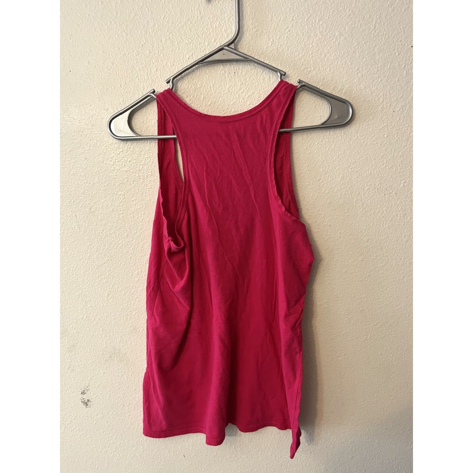 Hurley VINTAGE Hurley Tank Women Medium Pink Solid Logo 100% Cotton Beach Casual Womens Size M / US 6-8 / IT 42-44 - 3 Thumbnail