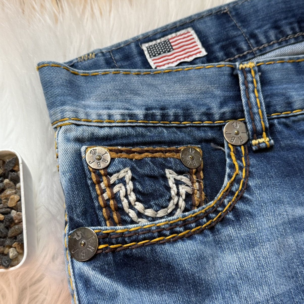 True Religion 📌 Crazy True Religion Billy T Chief Keef style Vintage jeans Size US 36 / EU 52 - 12 Thumbnail