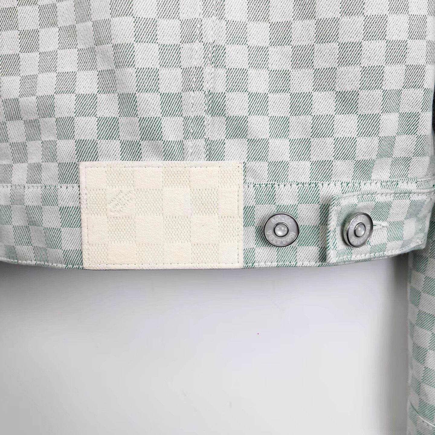 Louis Vuitton LOUIS VUITTON Gradient Damier Jacquard Denim Jacket K12 Size US M / EU 48-50 / 2 - 6 Thumbnail