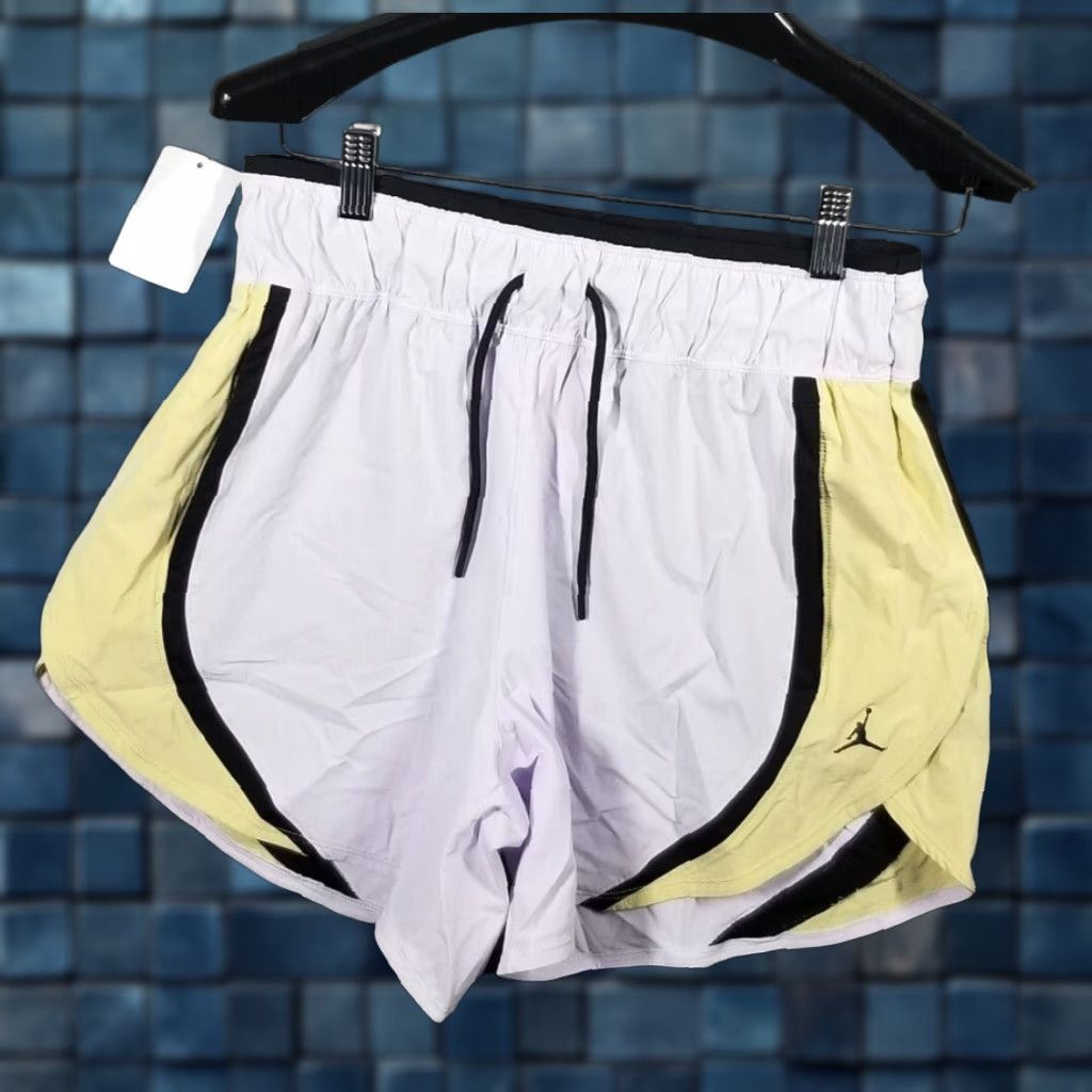 Nike Nike Jordan Women's High Waisted Shorts (Lilac) - Medium Loose New ~ DQ4455 509 Size 32" / US 10 / IT 46 - 1 Thumbnail