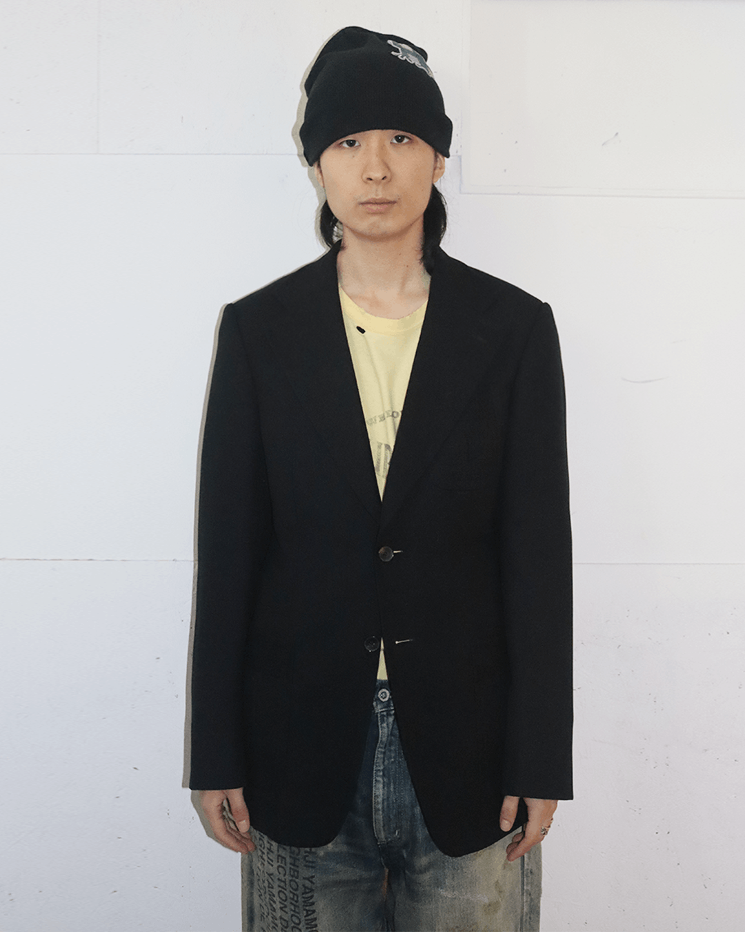 Gucci Gucci by Tom Ford Silk Blend Two-Button Blazer Black Size 46R - 2 Thumbnail