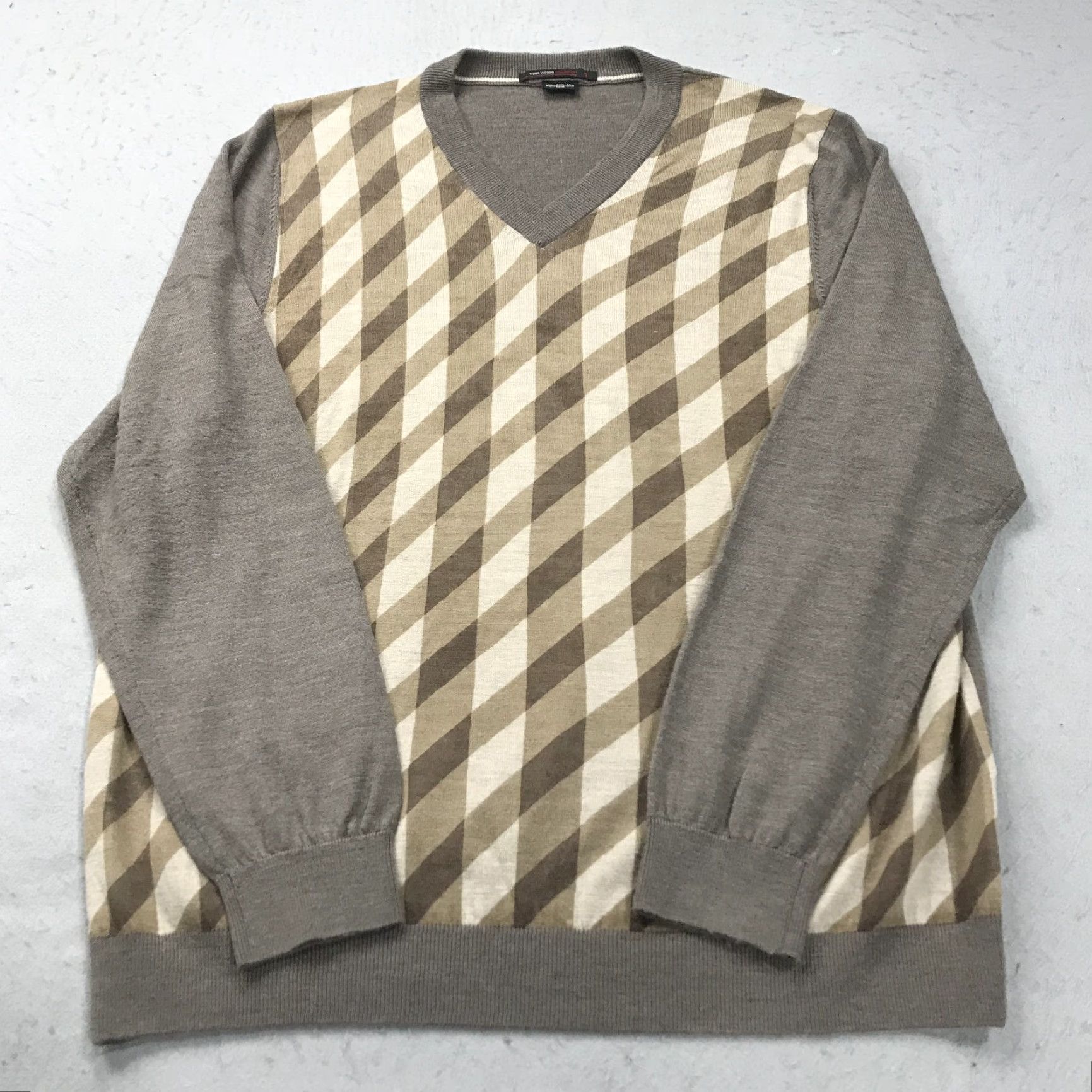 Nike VINTAGE Nike Golf Sweater Mens 2XL V-Neck Wool Knit Jumper Tiger Woods TW Logo Size US XXL / EU 58 / 5 - 2 Thumbnail