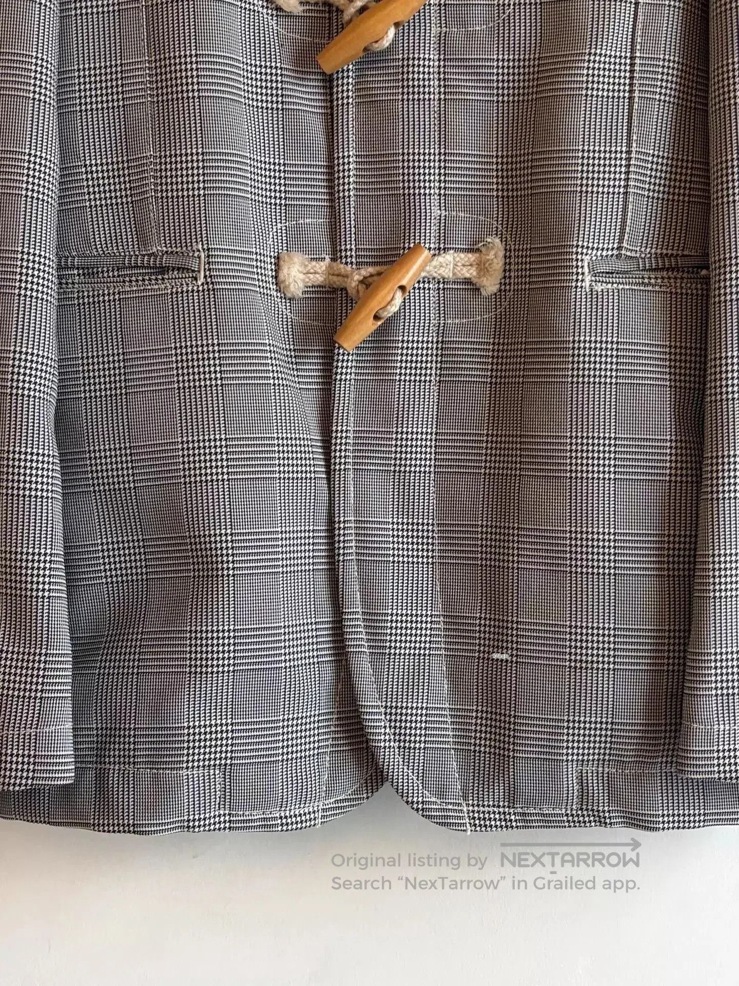 Comme des Garcons Hooded Checkered Toggle. Size US M / EU 48-50 / 2 - 6 Thumbnail