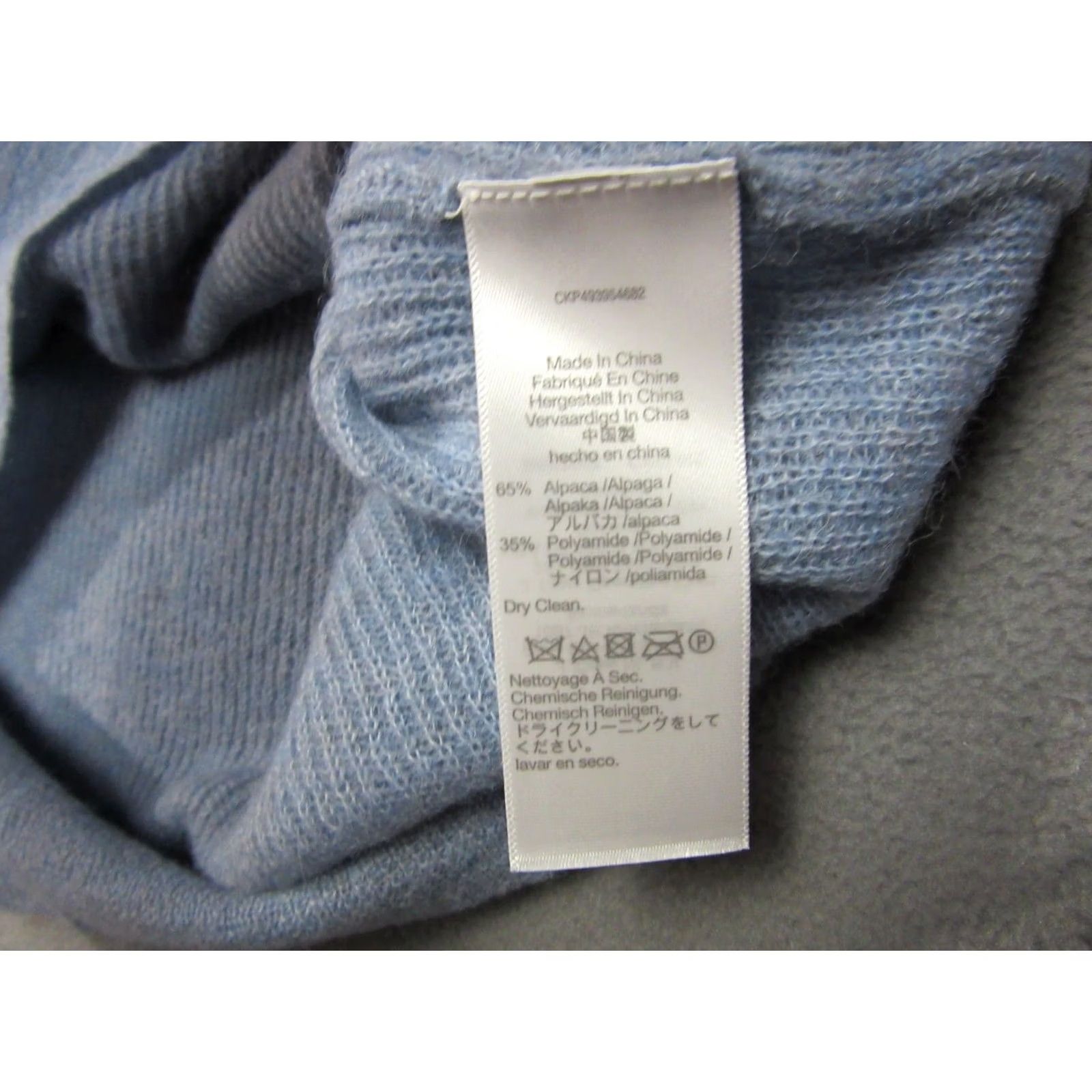 Madewell Madewell Sweater Womens XL Blue Soft Knit Alpaca Blend V Neck Luxury Size XL / US 12-14 / IT 48-50 - 5 Thumbnail